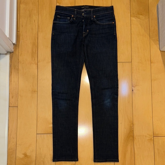 Tom Ford Men's Dark Blue Jeans - Picture 2 of 5